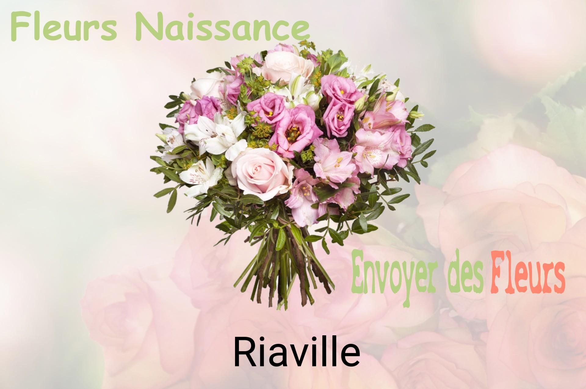 Bouquet de fleurs de naissance livré à Riaville